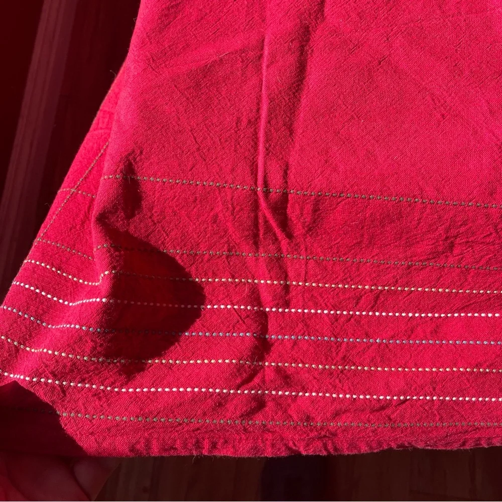 Target red holiday Christmas 100% cotton tablecloth - rectangle 58